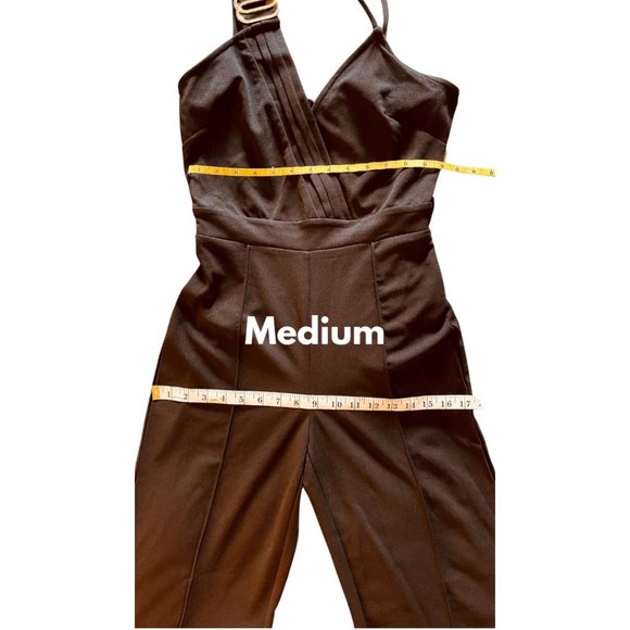 VALENTINE Black Sleeveless Jumpsuit - Picture 7 of 7